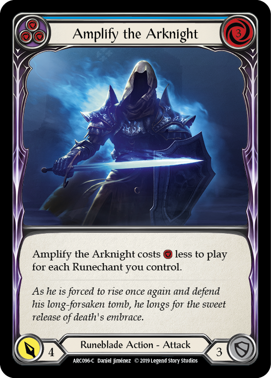 Amplify the Arknight (Blue) [ARC096-C] 1st Edition Normal - Duel Kingdom