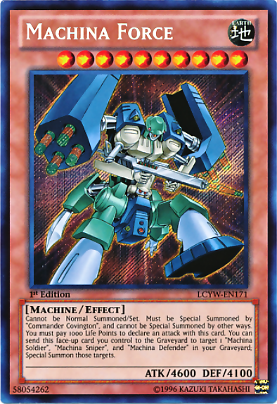 Machina Force [LCYW-EN171] Secret Rare - Duel Kingdom