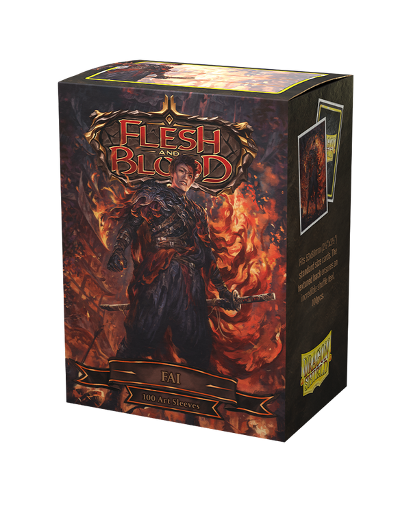 100ct Matte Art Dragon Shield Sleeves - Fai