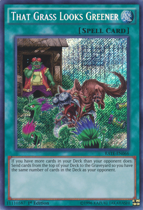 That Grass Looks Greener [RATE-EN066] Secret Rare - Duel Kingdom