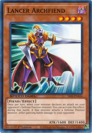 Lancer Archfiend [SS05-ENA16] Common - Duel Kingdom