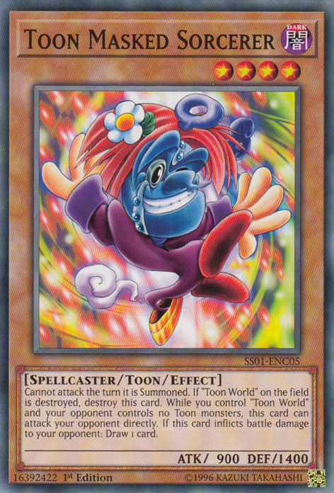 Toon Masked Sorcerer [SS01-ENC05] Common - Duel Kingdom