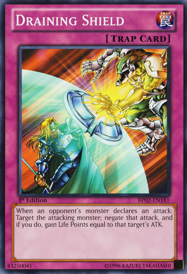 Draining Shield [BP02-EN181] Mosaic Rare - Duel Kingdom