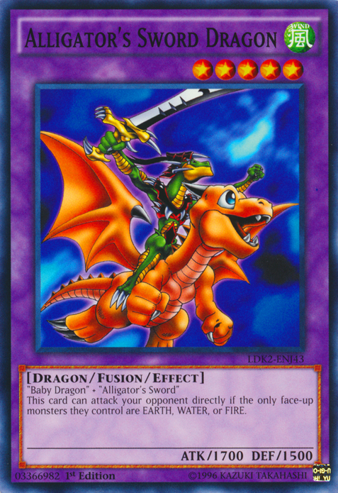 Alligator's Sword Dragon [LDK2-ENJ43] Common - Duel Kingdom