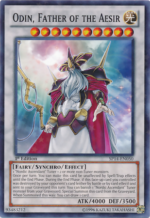 Odin, Father of the Aesir [SP14-EN050] Starfoil Rare - Duel Kingdom