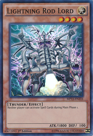 Lightning Rod Lord [MP15-EN216] Super Rare - Duel Kingdom