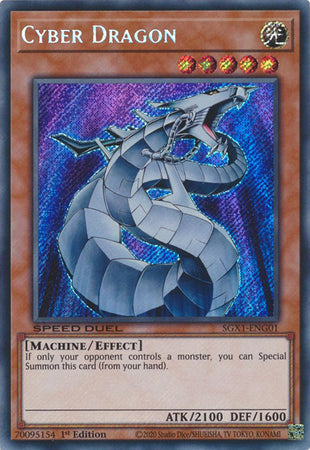 Cyber Dragon [SGX1-ENG01] Secret Rare - Duel Kingdom