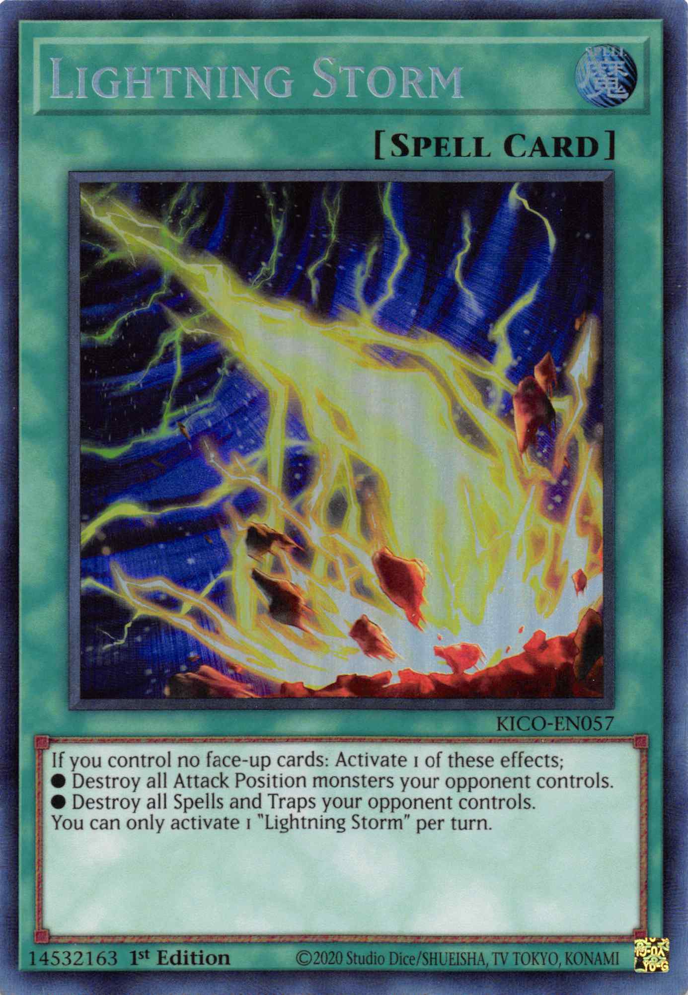 Lightning Storm (Collector's Rare) [KICO-EN057] Collector's Rare - Duel Kingdom