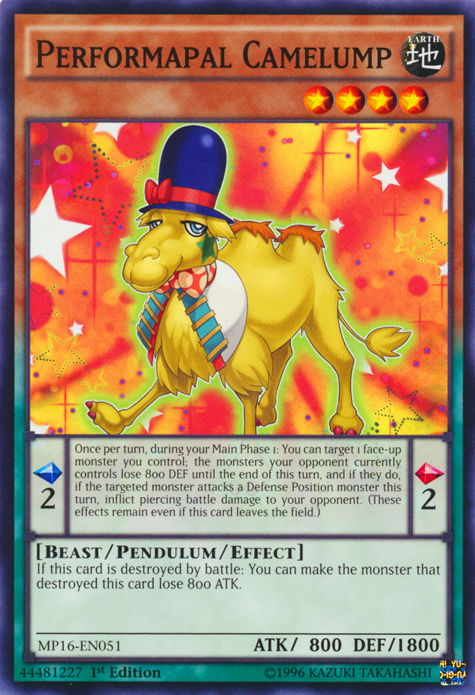 Performapal Camelump [MP16-EN051] Common - Duel Kingdom