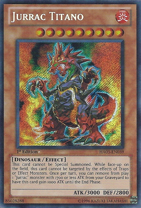 Jurrac Titano [HA03-EN039] Secret Rare - Duel Kingdom