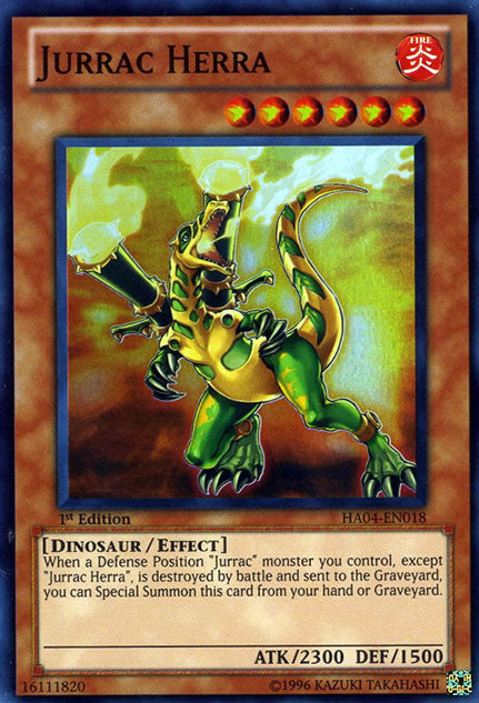 Jurrac Herra [HA04-EN018] Super Rare - Duel Kingdom