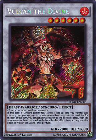 Vulcan the Divine [LC5D-EN249] Secret Rare - Duel Kingdom