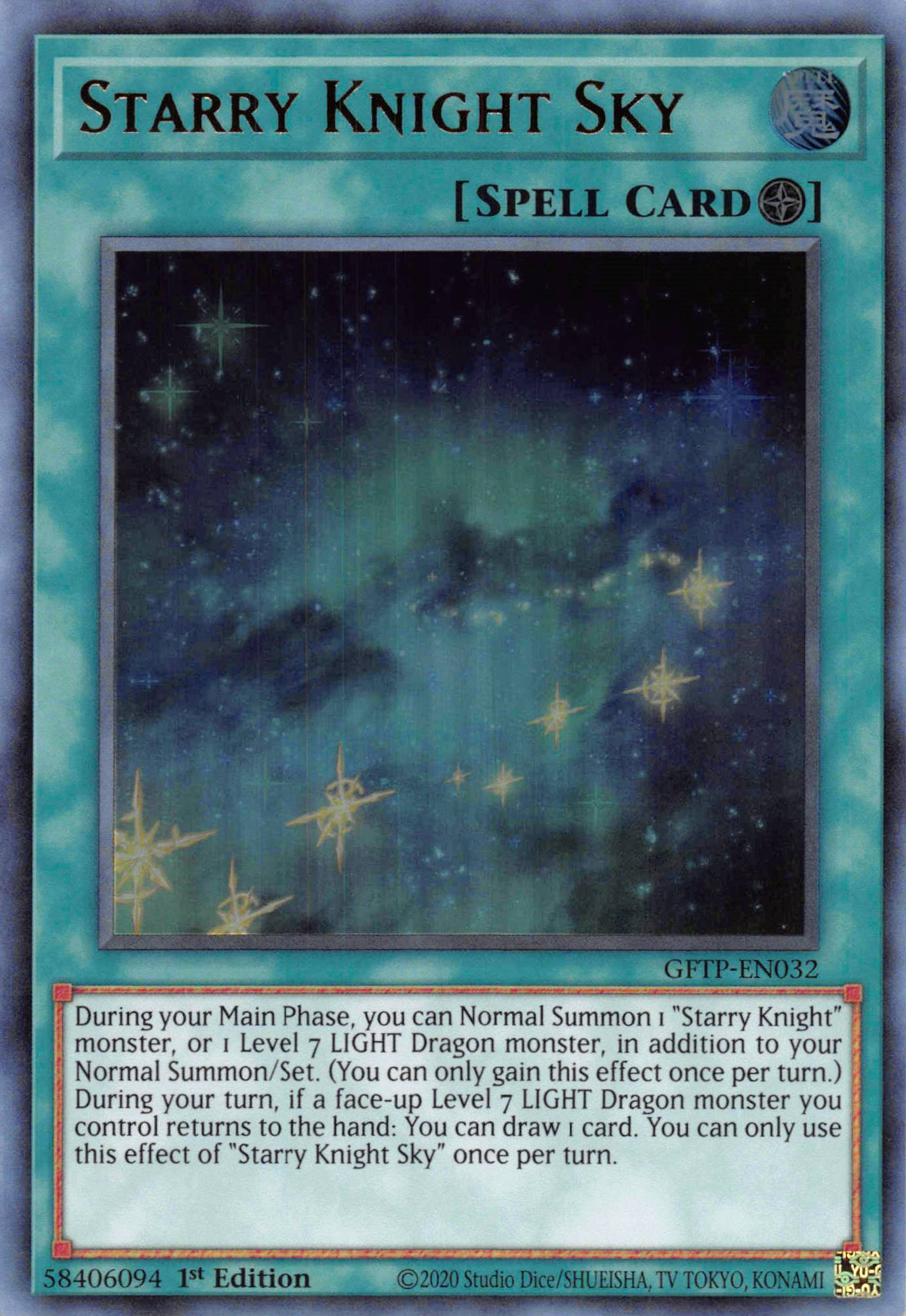 Starry Knight Sky [GFTP-EN032] Ultra Rare