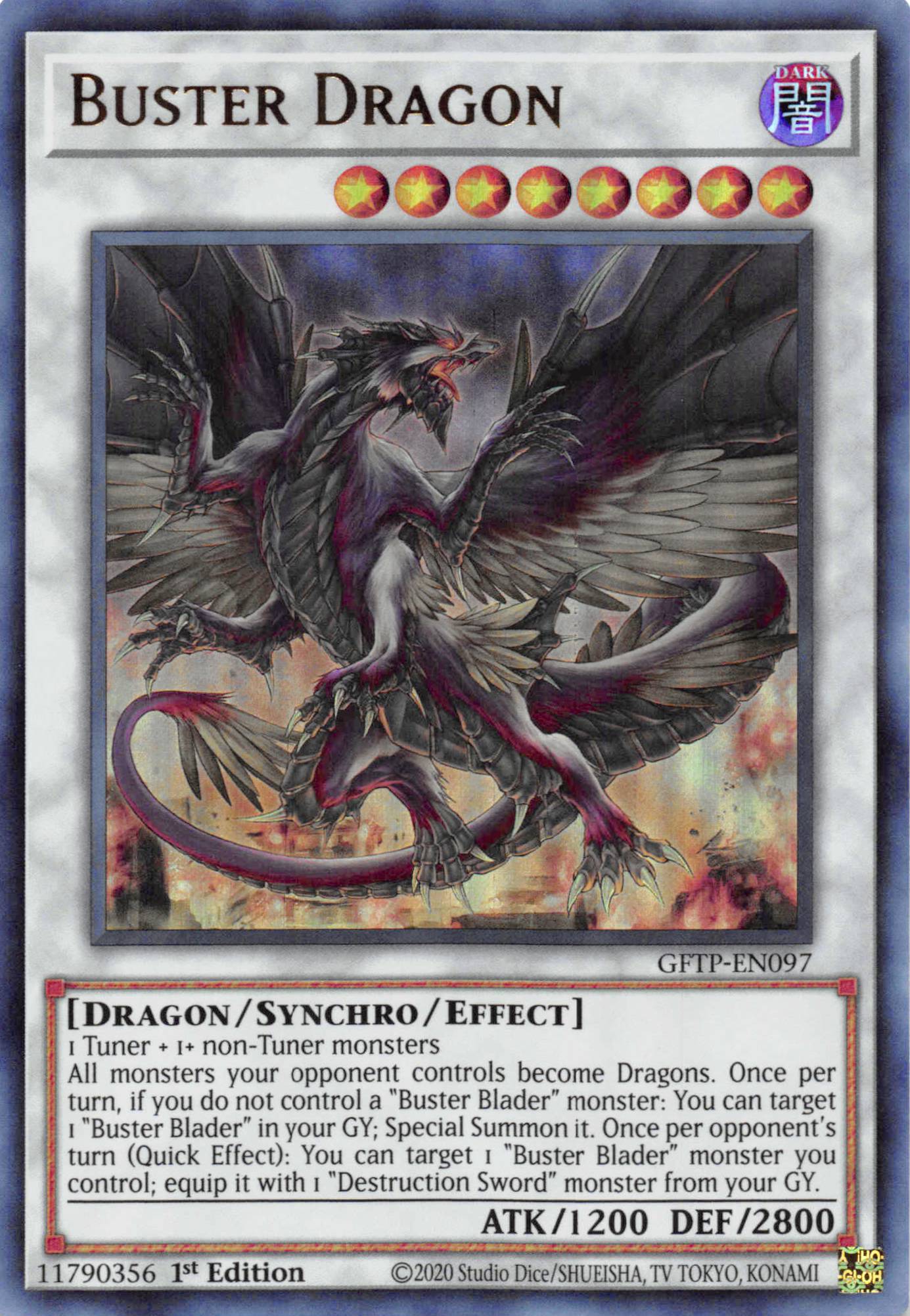 Buster Dragon [GFTP-EN097] Ultra Rare