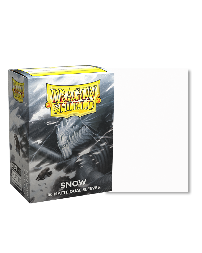 100ct Dual Matte Sleeves - Snow