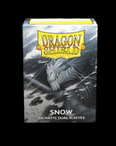 100ct Dual Matte Sleeves - Snow-3