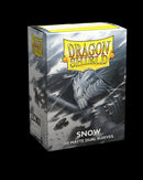 100ct Dual Matte Sleeves - Snow-4
