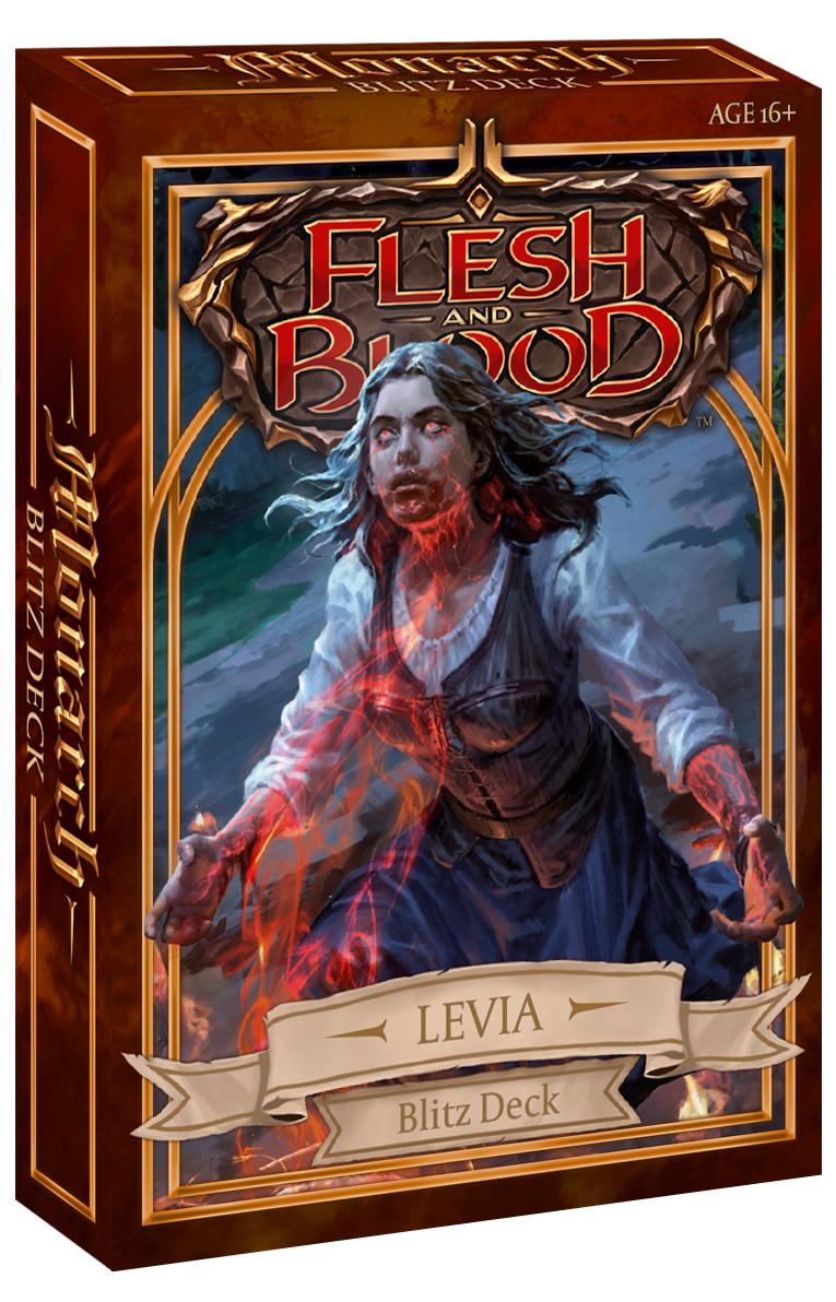 Flesh and Blood: Levia (Brute) Monarch Blitz Deck  LIMIT OF 1 PER CUSTOMER - Releases May 14th, 2021 - Duel Kingdom