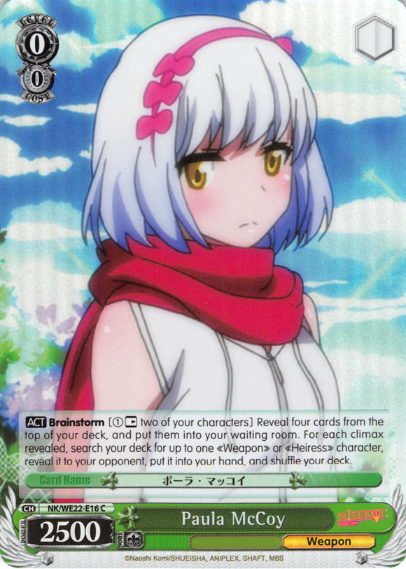 Paula McCoy (NK/WE22-E16) (Parallel Foil) [NISEKOI Extra Booster]