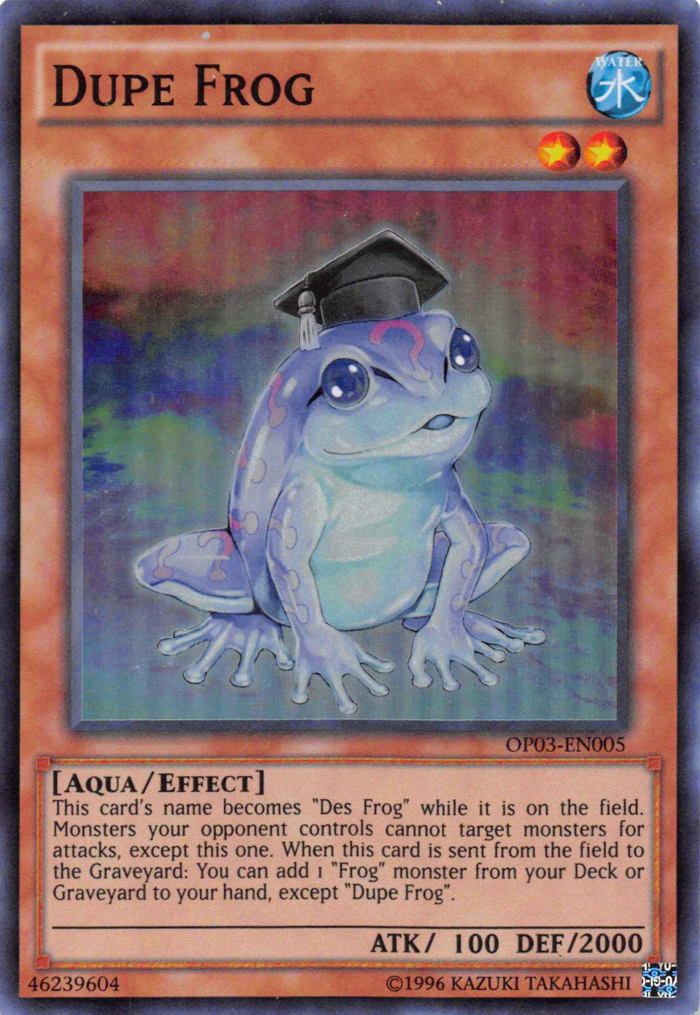 Dupe Frog [OP03-EN005] Super Rare