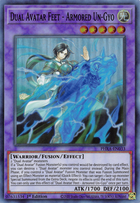 Dual Avatar Feet - Armored Un-Gyo [PHRA-EN033] Super Rare
