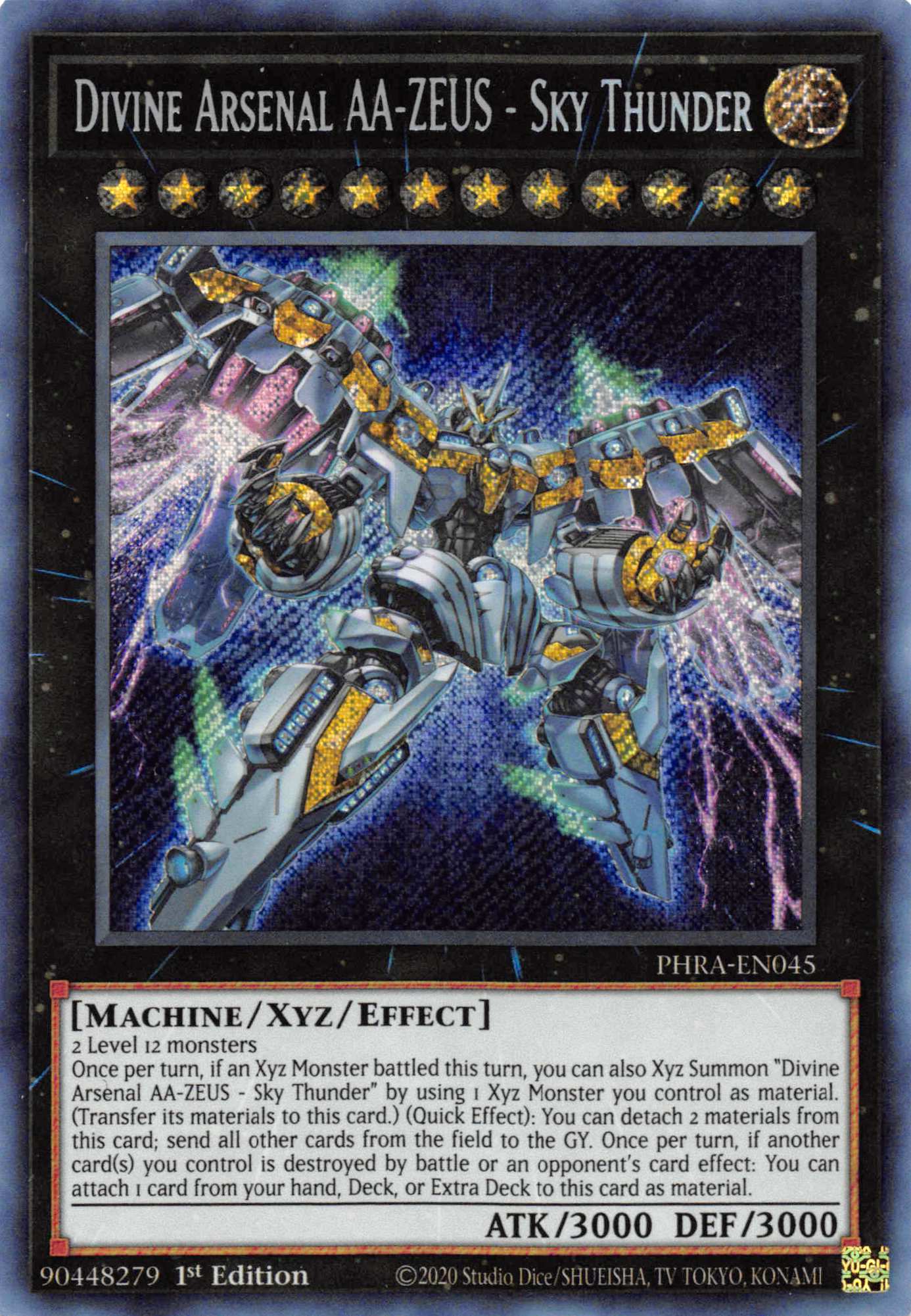 Divine Arsenal AA-ZEUS - Sky Thunder [PHRA-EN045] Secret Rare