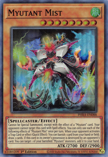 Myutant Mist [PHRA-EN088] Super Rare