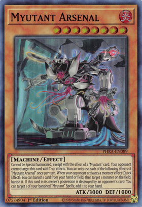 Myutant Arsenal [PHRA-EN089] Super Rare