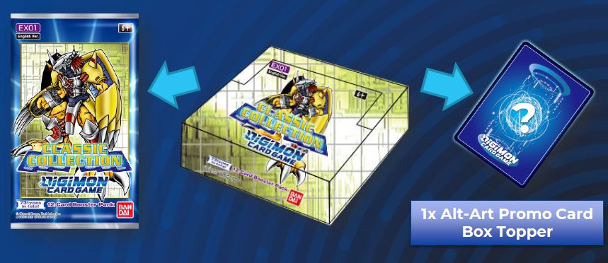 Digimon TCG: Classic Collection Booster Box (EX-01) - Duel Kingdom