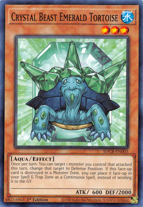 Crystal Beast Emerald Tortoise [SDCB-EN003] Common