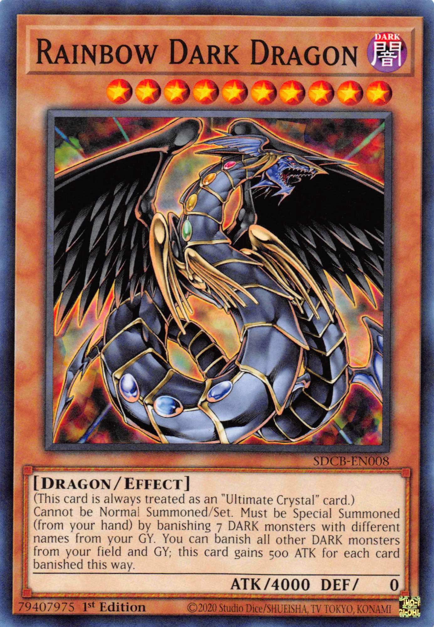 Rainbow Dark Dragon [SDCB-EN008] Common