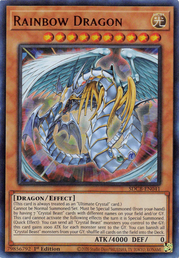 Rainbow Dragon [SDCB-EN041] Ultra Rare