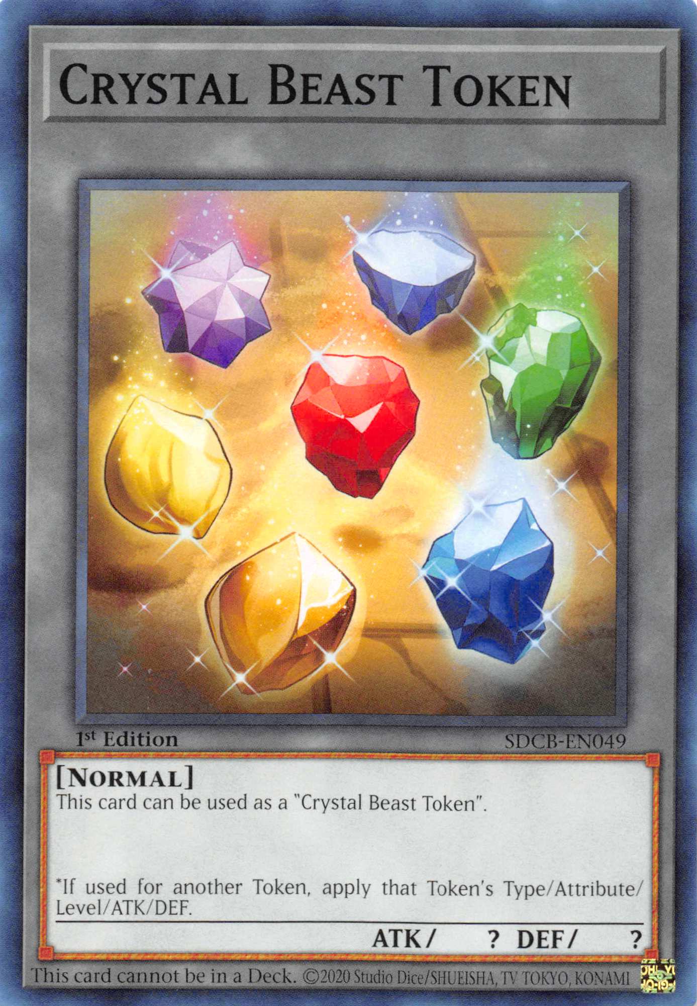 Crystal Beast Token [SDCB-EN049] Common