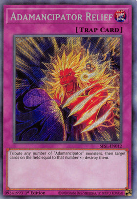 Adamancipator Relief [SESL-EN012] Secret Rare