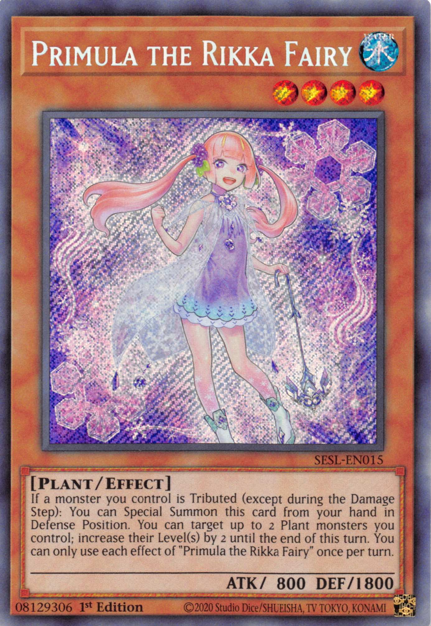 Primula the Rikka Fairy [SESL-EN015] Secret Rare