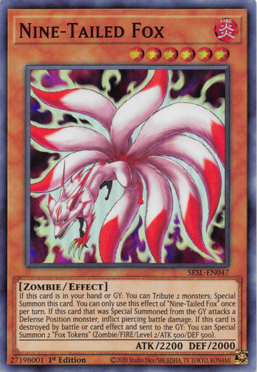 Nine-Tailed Fox [SESL-EN047] Super Rare