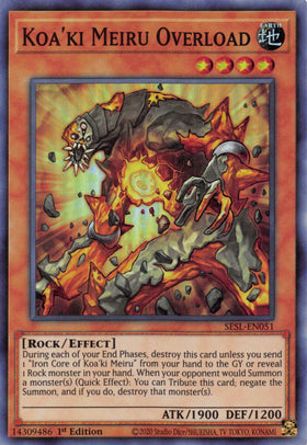 Koa'ki Meiru Overload [SESL-EN051] Super Rare