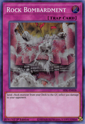 Rock Bombardment [SESL-EN058] Super Rare