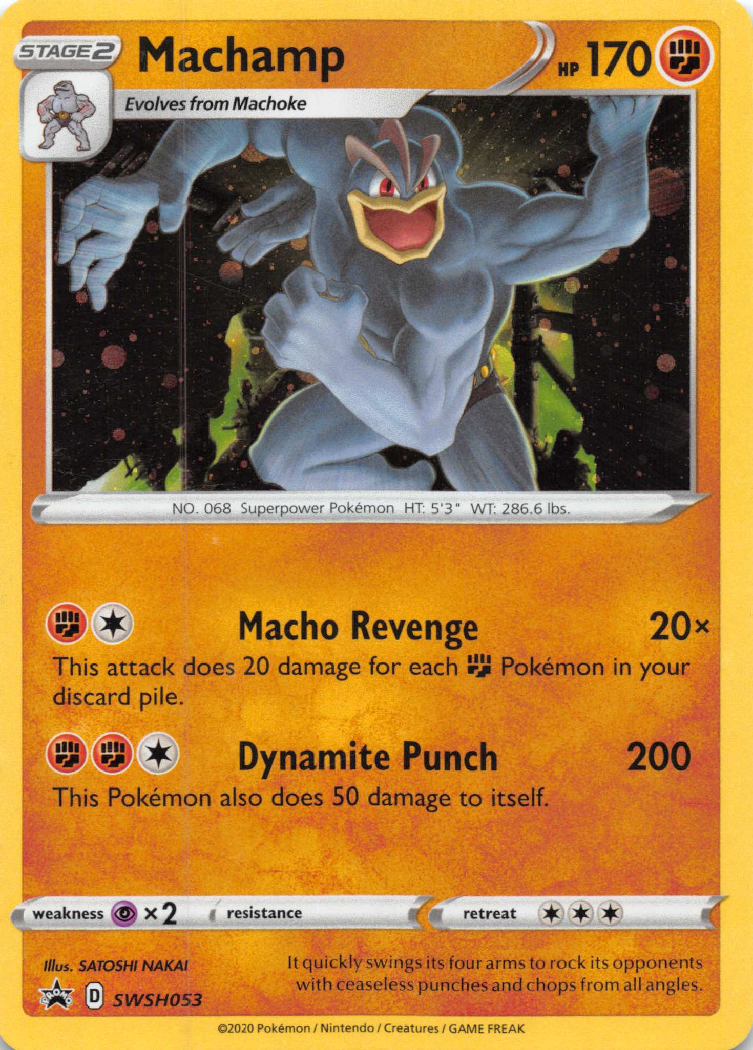 Machamp (SWSH053) [Sword & Shield: Black Star Promos]