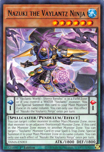 Nazuki the Vaylantz Ninja [TAMA-EN003] Rare