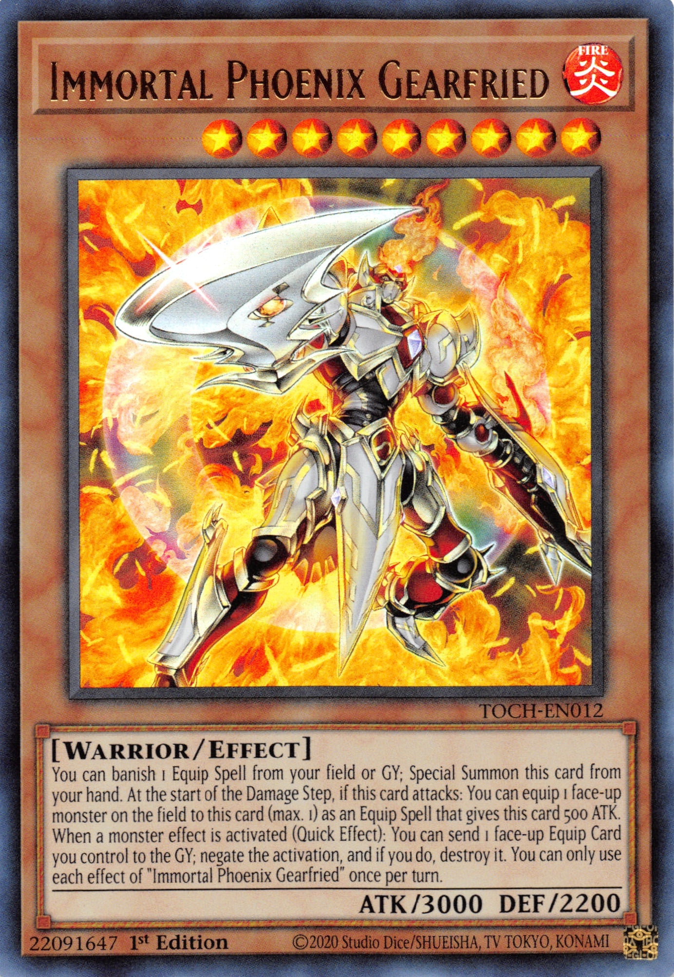 Immortal Phoenix Gearfried [TOCH-EN012] Ultra Rare